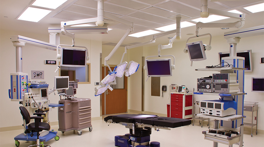 Surgical Suite at Parkland Hospital featuring MedMaster M4