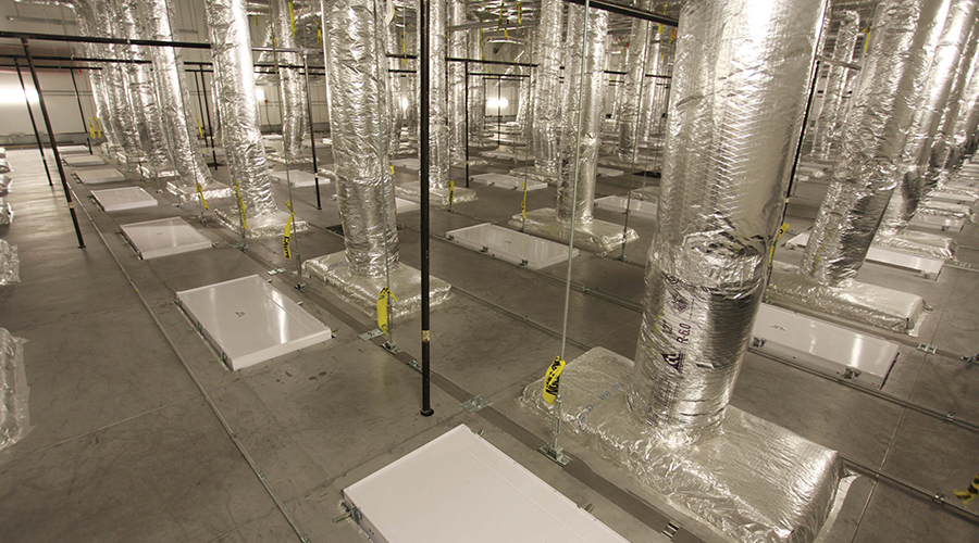 Cleanroom and Containment Top Access Lighting featuring walkable plenum space