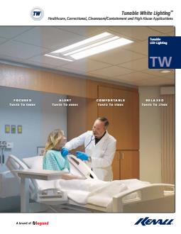 Kenall Tunable-White Fixtures Brochure Cover