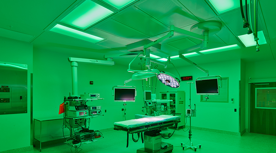 multipanel lighting for medical exam room