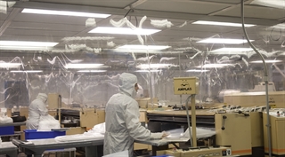 Cleanroom and Containment Lighting featuring manufacturing cleanroom