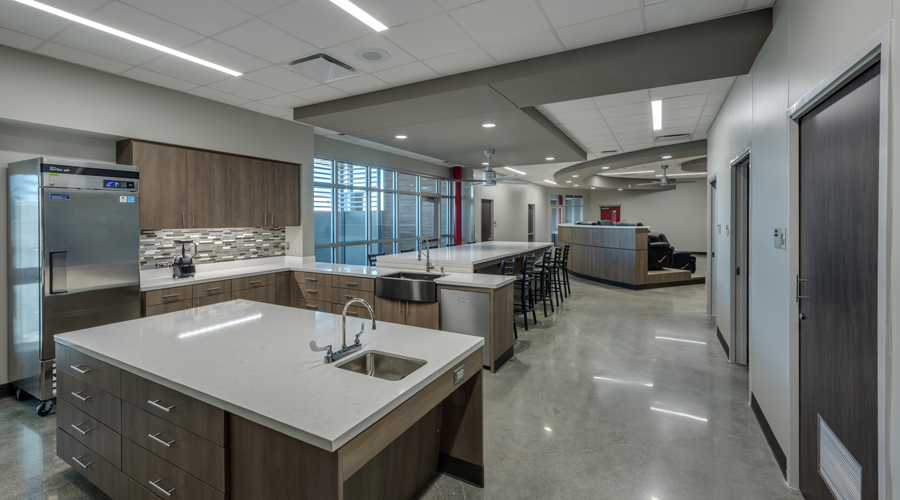 Cypress Creek Fire Station with Indigo-Clean lights installed