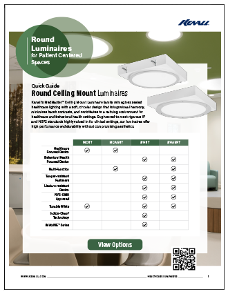 MedMaster Round Luminaires Quick Guide cover