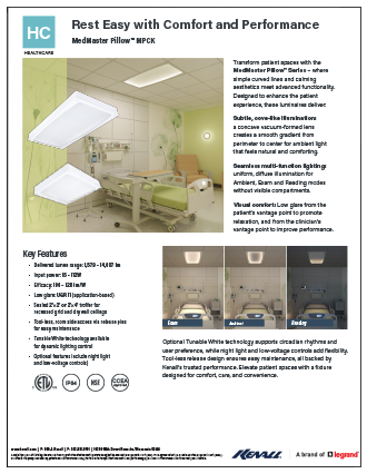 MedMaster Pillow MPCK Luminaire