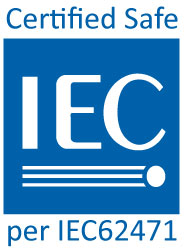 IEC Certified Safe per IEC62471
