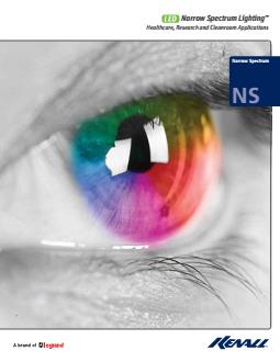 Kenall Narrow Spectrum Brochure Cover